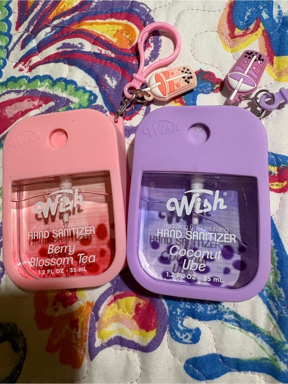 Wish Hand Sanitizer Duo — Pink & Purple Cases